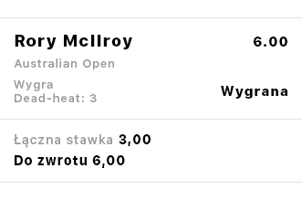 bet slip showing dead heat