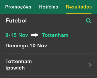 Exemplo da Página de Resultados